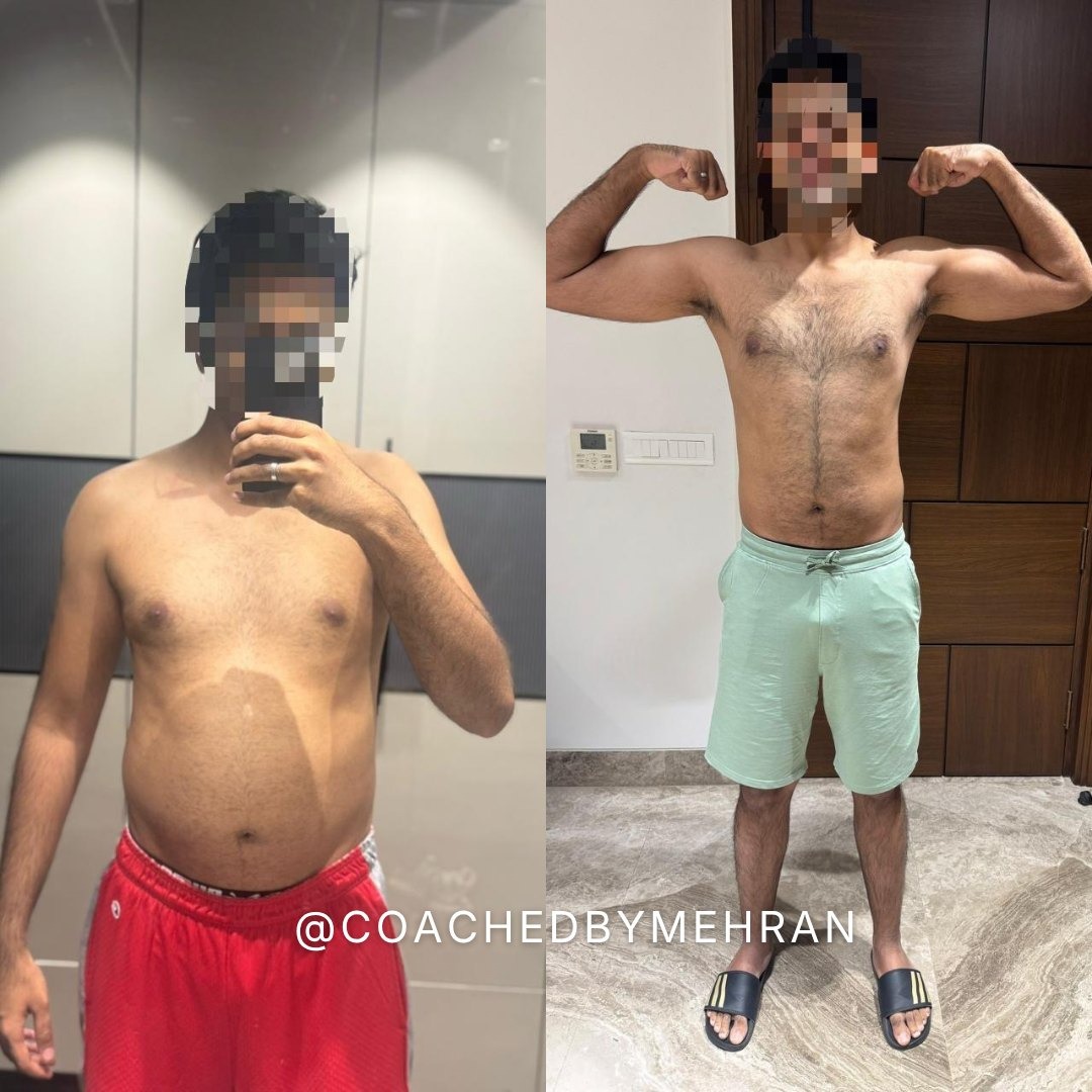 Client before and after transformation 2